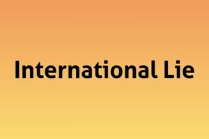 International Lie